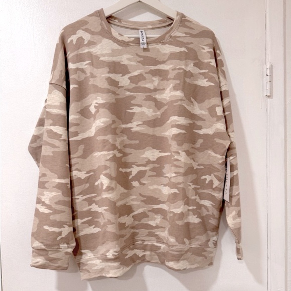 Athleta Light Camo Sweatshirt
